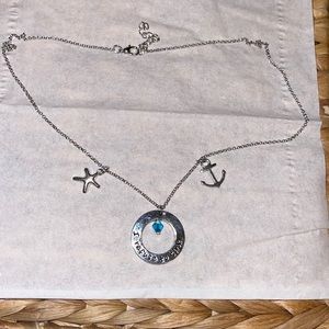 “I refuse to sink” necklace